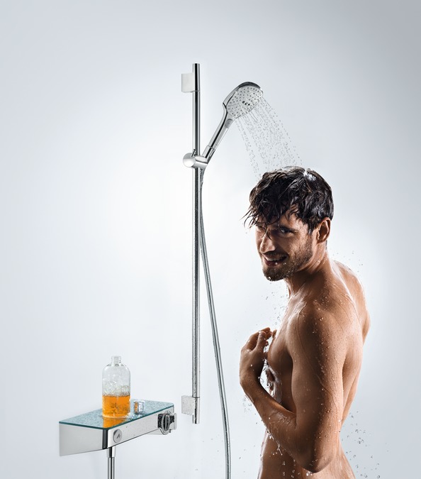 Volledig beeld van: ShowerTablet Select 300 met drukknop