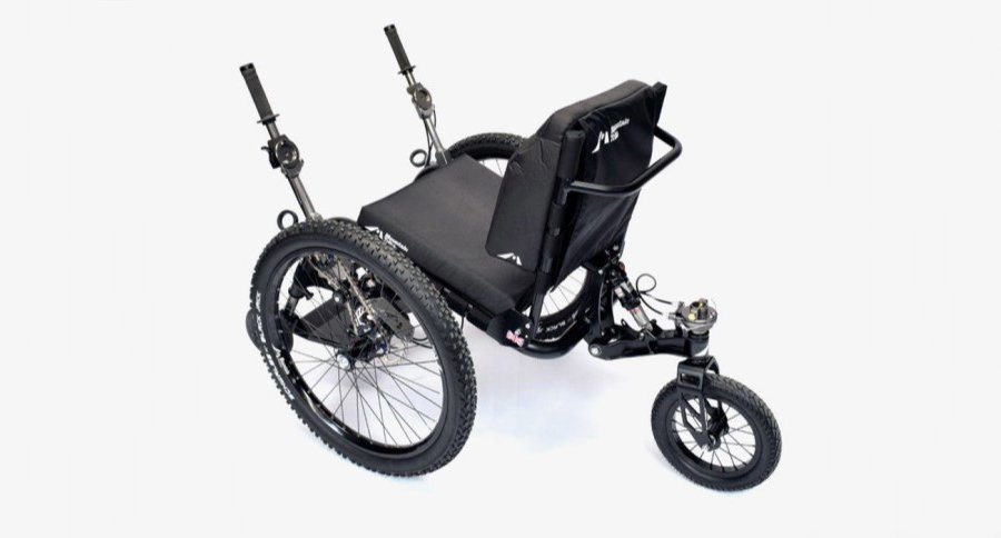 Volledig beeld van: Mountain Trike: de rolstoel mountainbike