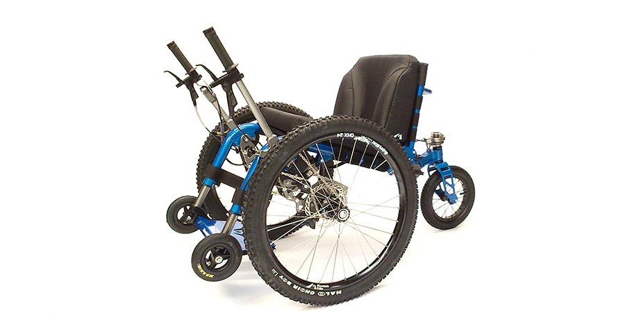 Volledig beeld van: Mountain Trike: de rolstoel mountainbike
