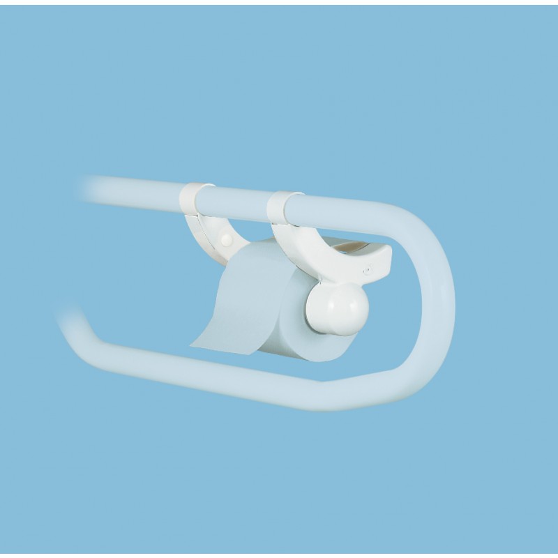 Volledig beeld van: Toiletrolhouder eenhandig bedienbare
